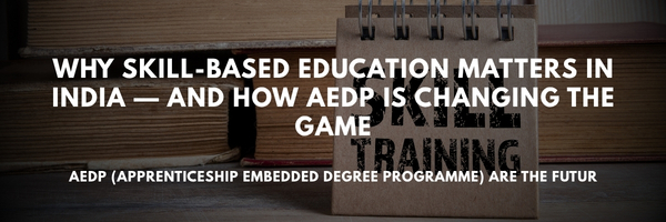 Students in an apprenticeship and classroom setting representing skill-based education and AEDP