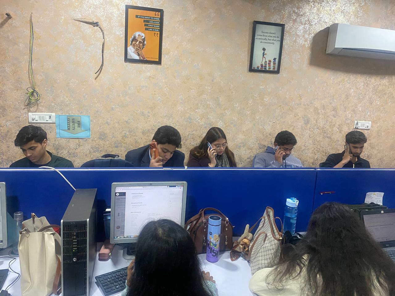 Retail Management Students During Their Internship at Axnode Immigrations Pvt Ltd | 2025 Event