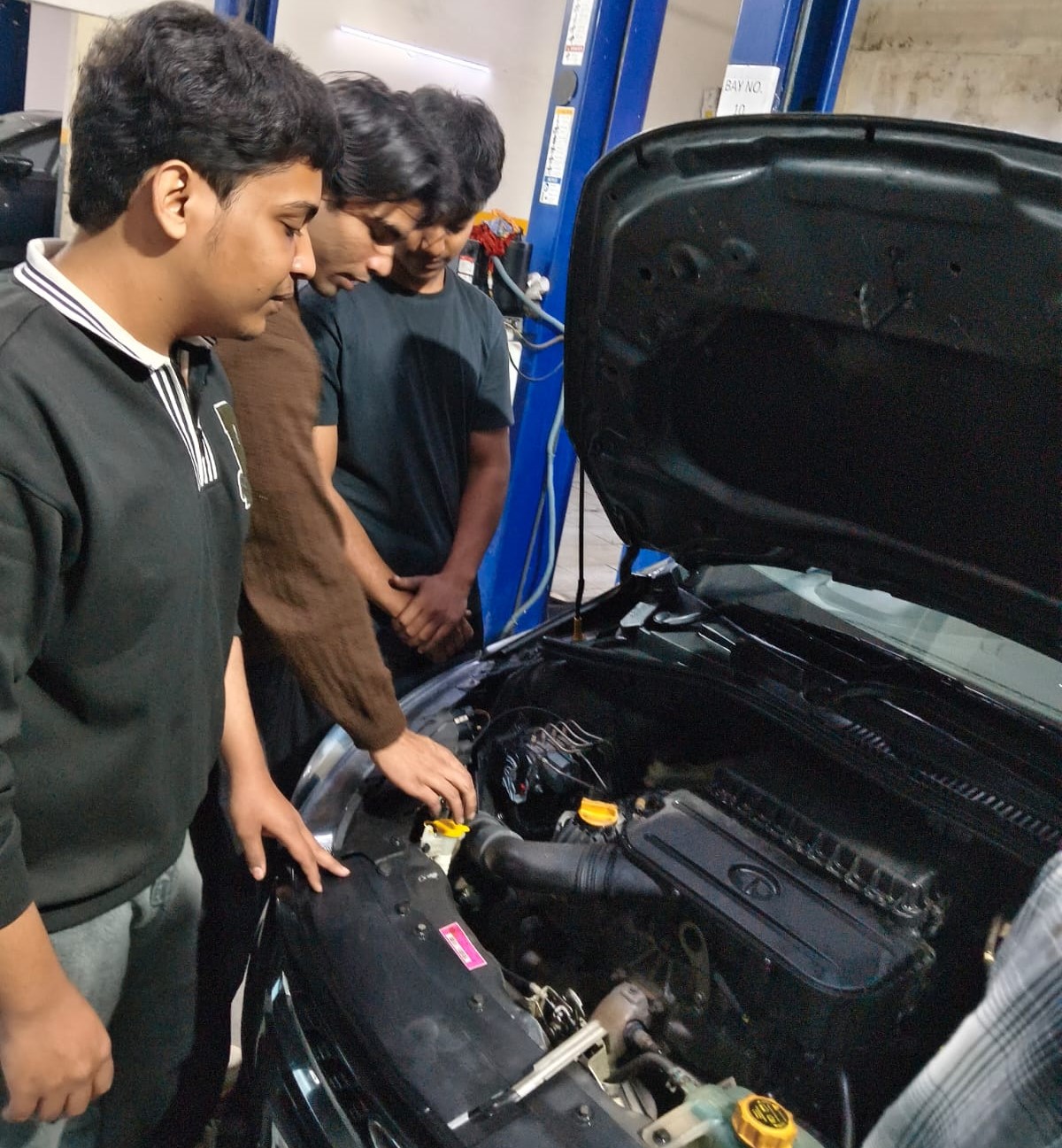 Automotive Manufacturing Technology Students During Their Internship at ZEDX Mobility | 2025 Random
